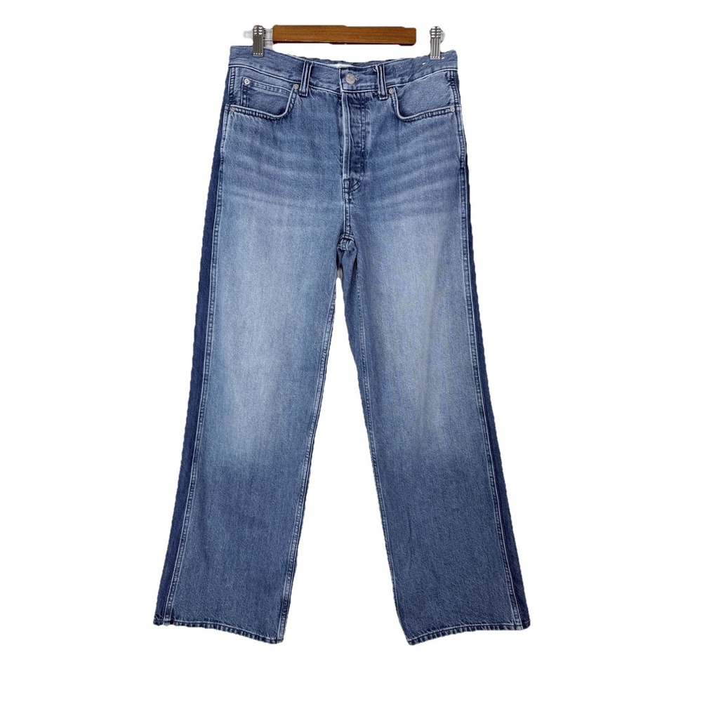 Madewell Low Slung Baggy Jeans Womens 25 Denim Button Fly